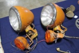 Vintage headlights w/matching tail lights