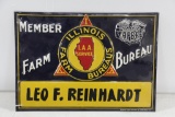 Vintage IL Farm Bureau tin sign