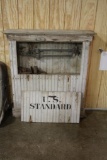 U.S. Standard grain elevator style truck scale in wooden cabinet