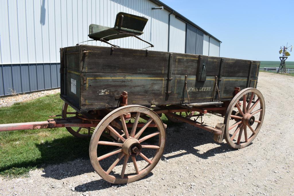 John Deere 10 wooden high wheeled wagon Proxibid
