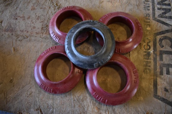 (5) fuel cap grommets