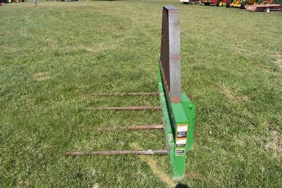 Loader bale spear