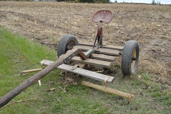 Two-horse fore cart