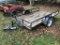 Flatbed tilt-deck trailer