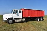 2000 Freightliner FL112 tandem axle grain truck