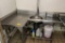 Commercial stainless corner produce sink w/ sprayer