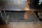 Commercial stainless prep table w/underneath storage