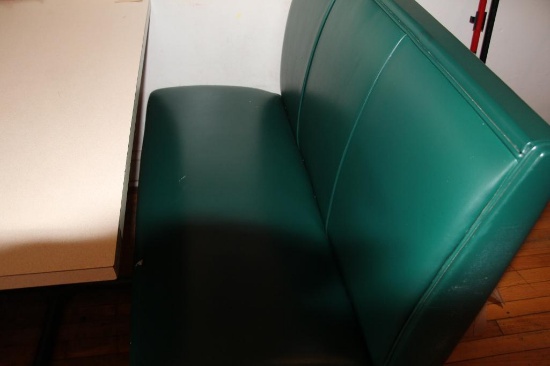 44" wide single sided restaurant styled booth seat