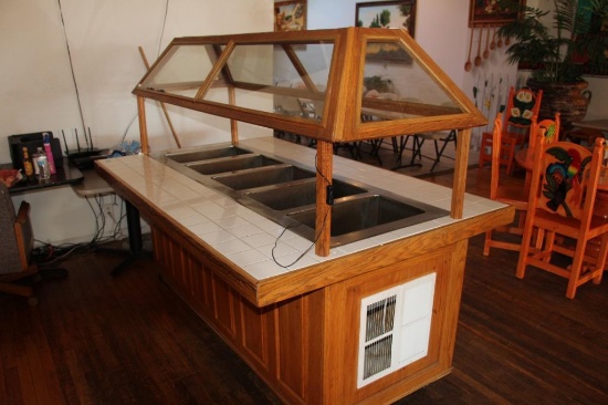 81" x 51" Steam table buffet