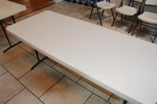 6' Lifetime folding poly table