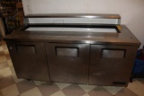 True commercial stainless prep table