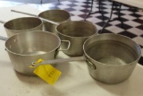 (5) Commercial aluminum pots