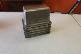 (7) Commercial stainless steamer or cold bar inserts