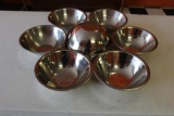 (25) Stainless steel bowls