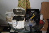 Pressure cooker, table, table stand, and other misc. items