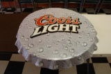 Coors Light metal sign