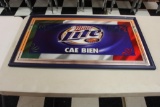 Miller Lite mirrored glass sign