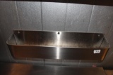 Commercial stainless bottle rack