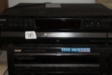 RCA STA-3850 stereo recover and Sony 5 CD disc changer
