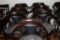 (7)Gar products wooden revolving bar stools