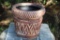 Mexican styled clay flower pot