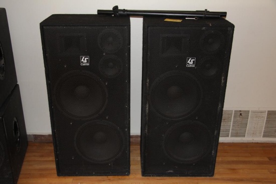 Carvin LS1523A powered speakers