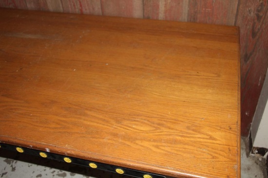 8' x 3' wooden table