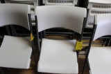 (20) Lifetime poly folding chairs