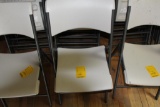 (20) Lifetime poly folding chairs