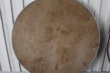 6' diameter wooden table