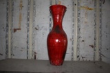 Mexican styled clay flower vase