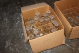 (2) boxes of misc. glassware