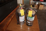 (2) Refillable fire extinguishers