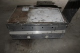 Stainless commercial double burner flat grill