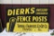 Dierks fence post, Trivoli, IL SSM advertising sign
