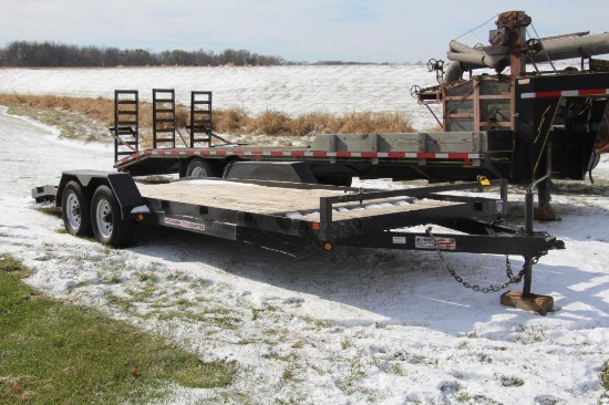 2015 Liberty 21' bumper-hitch car-hauler trailer