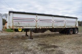 Wheeler 36' steel hopper bottom trailer