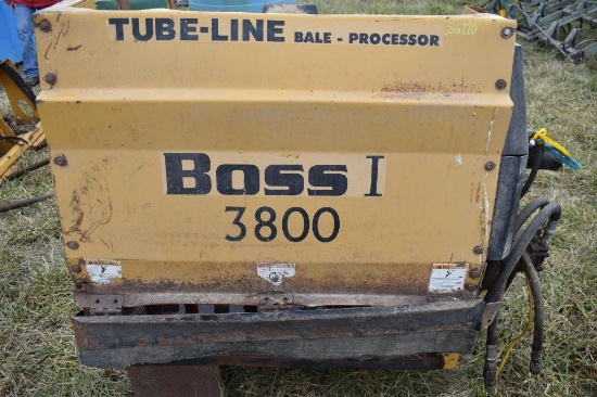 Boss I 3800 tube-line square bale processor