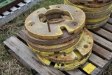 (6) John Deere wheel weights