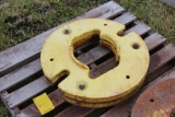 (2) John Deere rear wheel weights