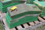 (6) John Deere front pad weights