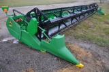 2017 John Deere 635F 35' flex platform