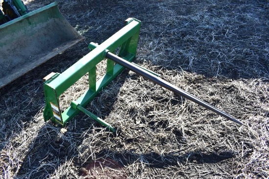 Frontier loader bale spear