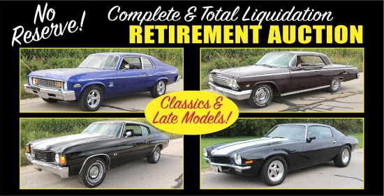 No Reserve Classic & Late Model Car Dealership