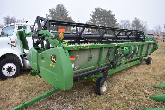 2009 John Deere 625F 25' Hydraflex platform