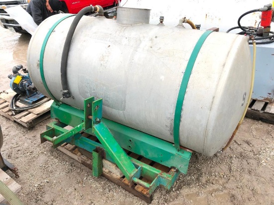 Aluminum tank w/3-pt. hitch