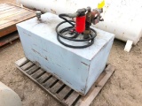 Fuel transfer tank w/12V pump