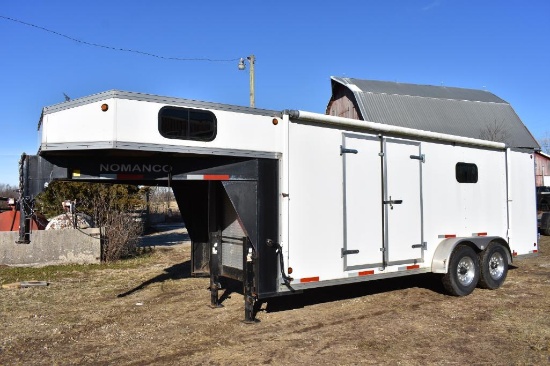 Nomanco 20' gooseneck enclosed trailer