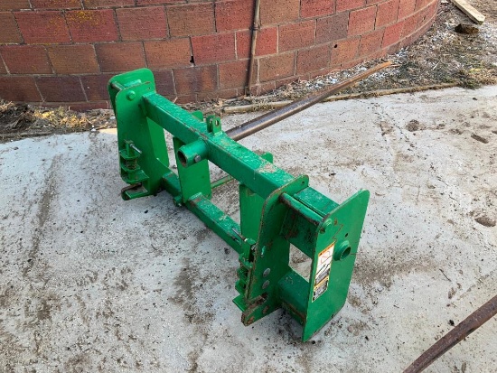 John Deere quick attach loader bale spear