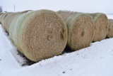 (13) Second cutting grass round bales